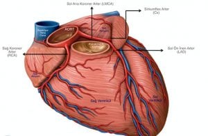 koroner-damar-kalbin damarları